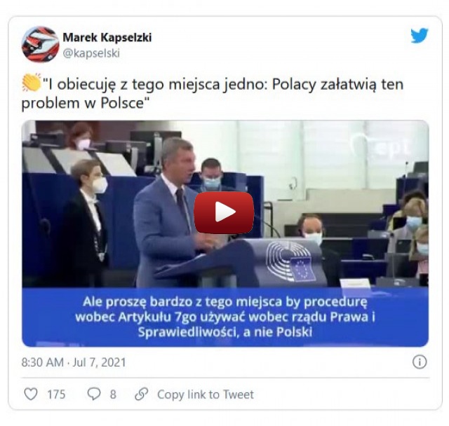 Europa ma dosy tego co  wyprawiaj Orban i Kaczyski 